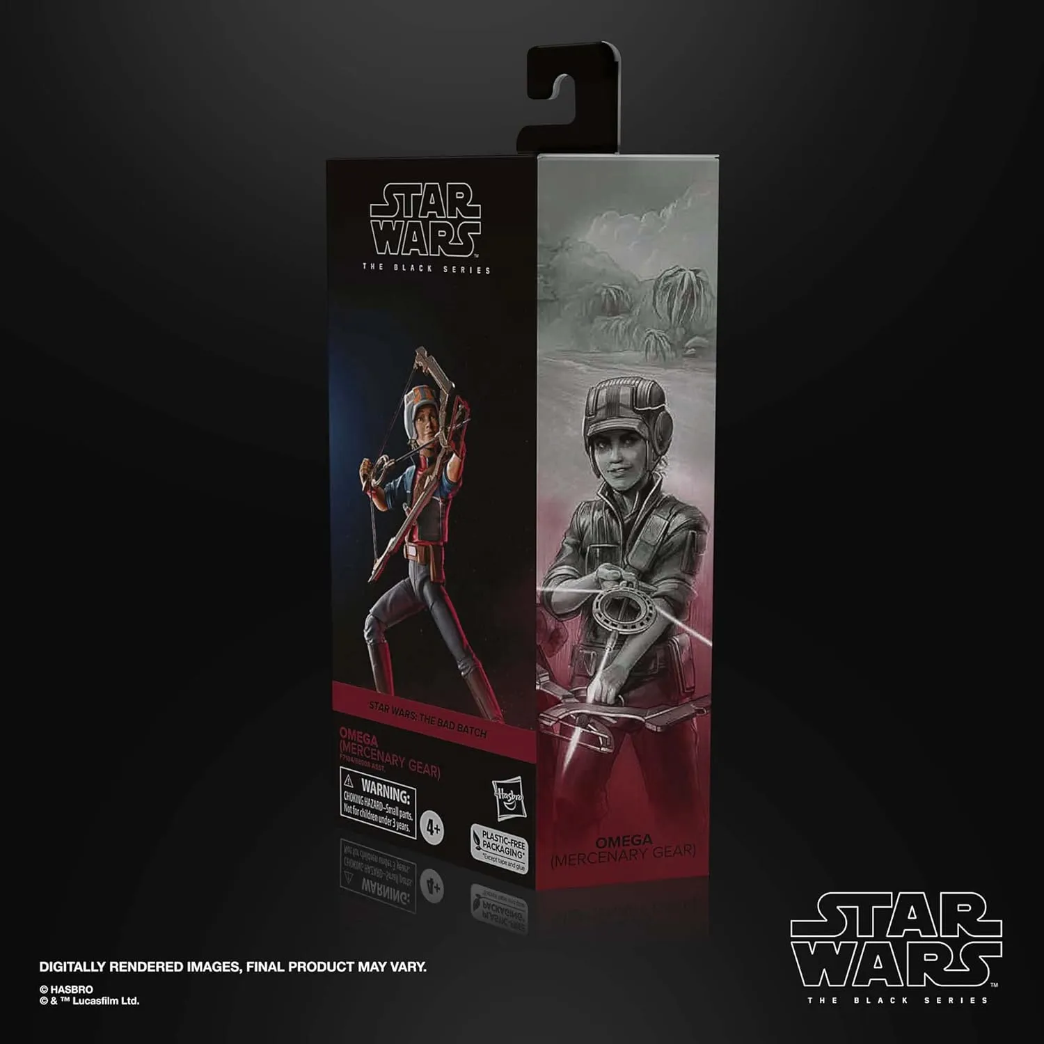 Hasbro Toys Hasbro Star Wars The Black Series The Bad Batch - Omega (Mercenary Gear) 6-Inch Action Figure (F7104)
