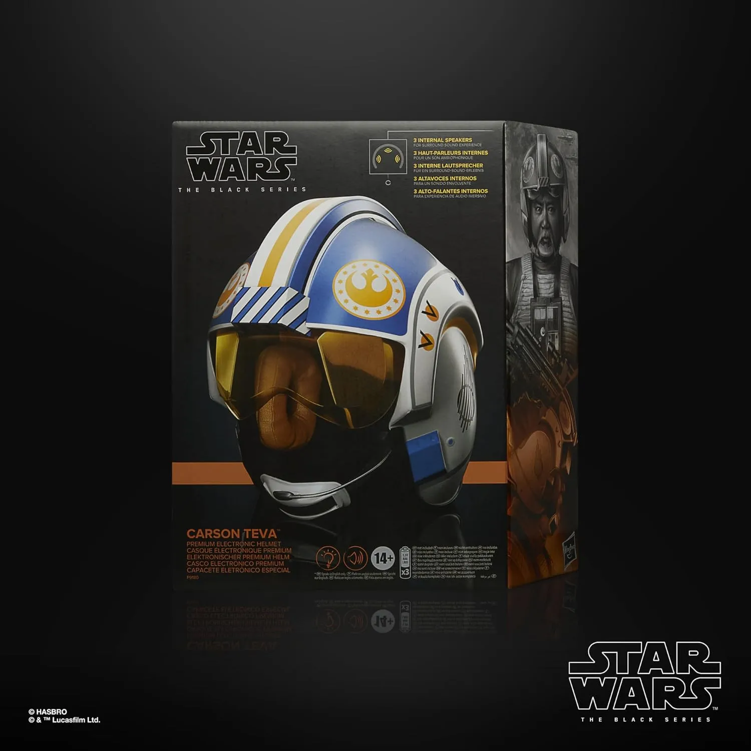 Hasbro Toys Hasbro Star Wars The Black Series The Mandalorian - Carson Teva Electronic Helmet (F9180)