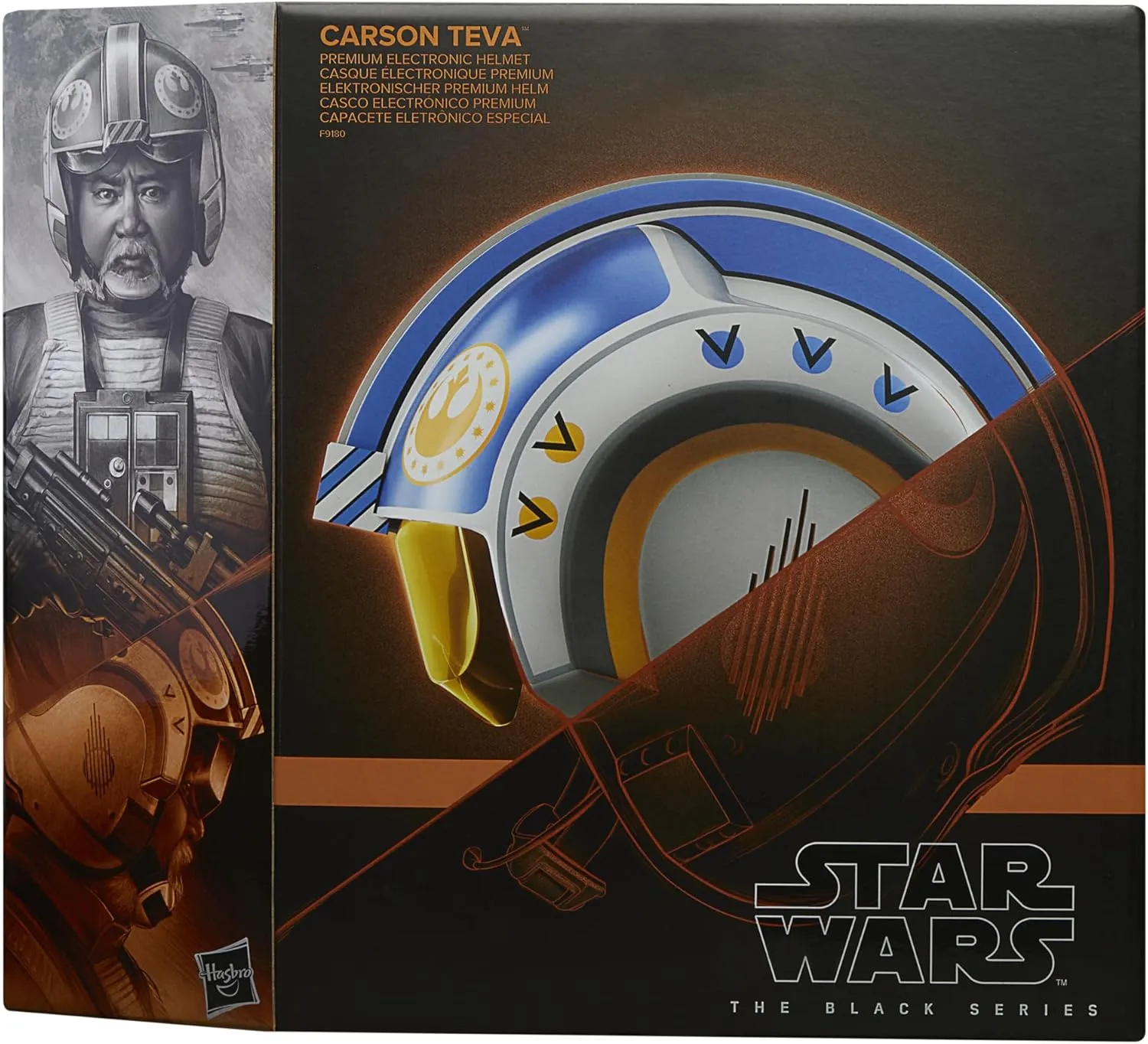 Hasbro Toys Hasbro Star Wars The Black Series The Mandalorian - Carson Teva Electronic Helmet (F9180)
