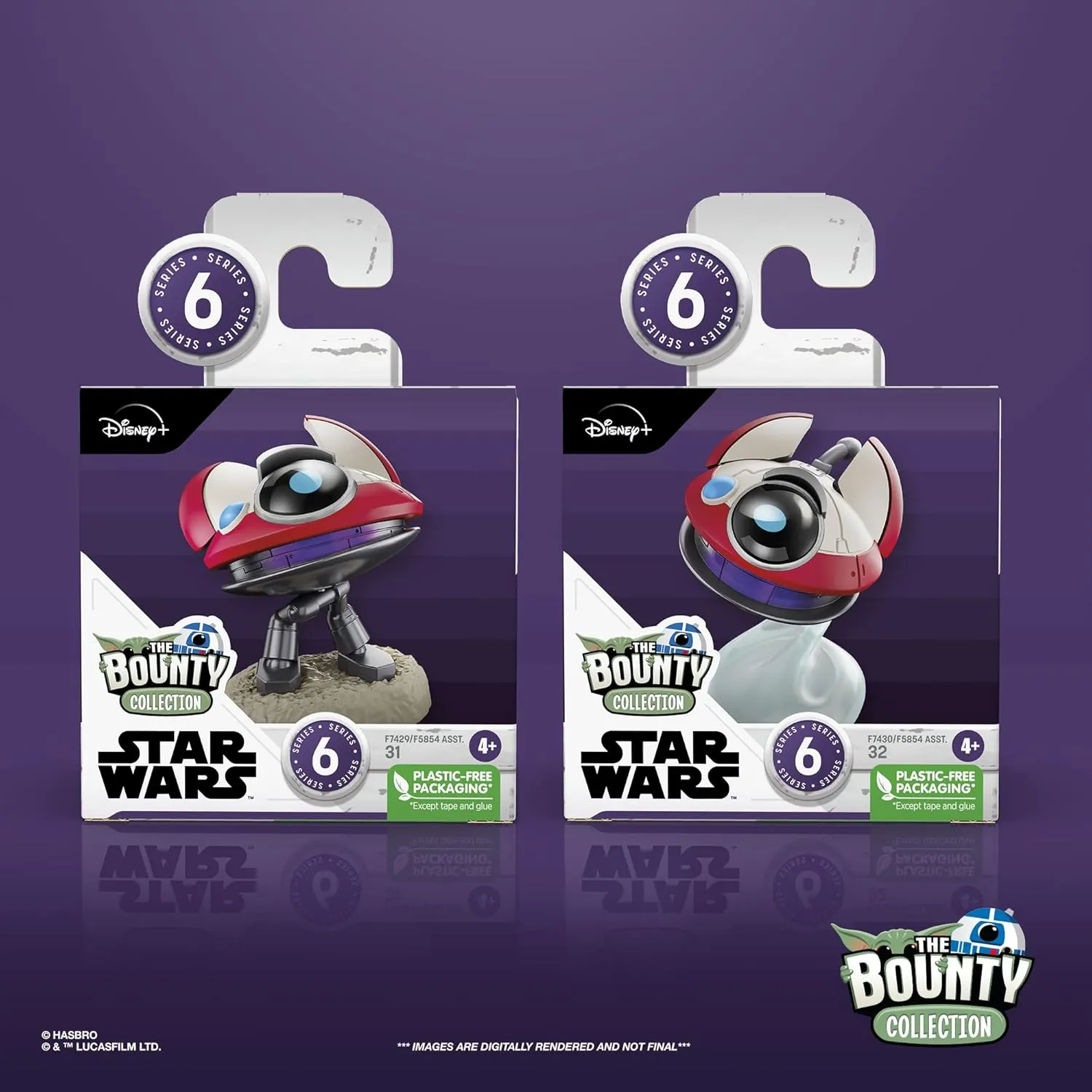 Hasbro Toys Hasbro Star Wars The Bounty Collection Series 6 - L0-LA59 (Lola) 2-Pack Action Figures (F7944)