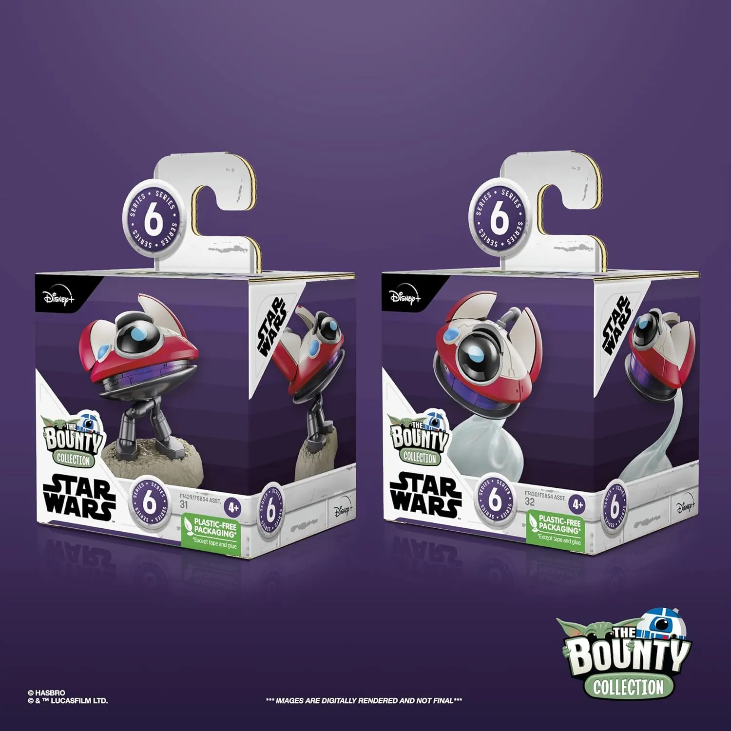 Hasbro Toys Hasbro Star Wars The Bounty Collection Series 6 - L0-LA59 (Lola) 2-Pack Action Figures (F7944)