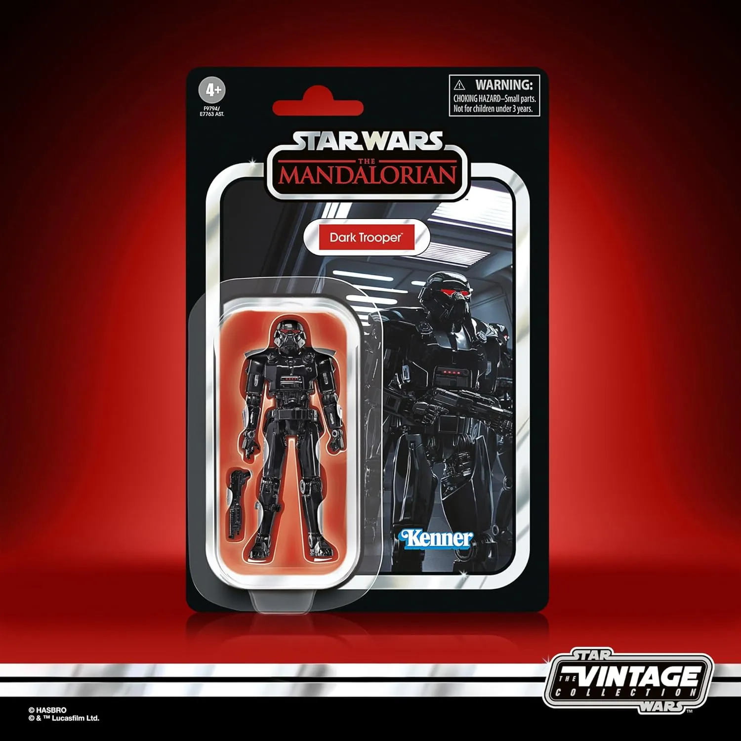 Hasbro Toys Hasbro Star Wars The Vintage Collection The Mandalorian - Dark Trooper Action Figure (3.75 Inch Scale)
