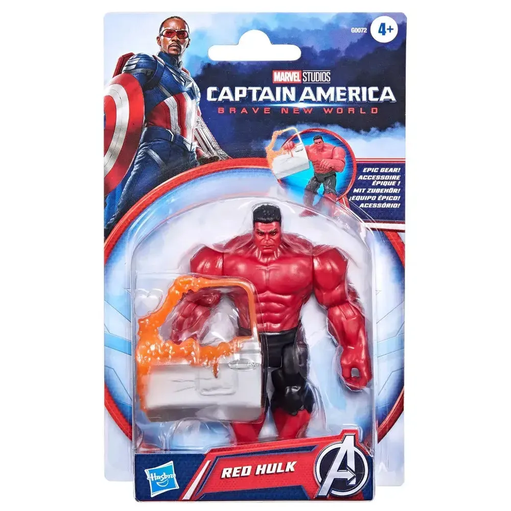 Hasbro Toys Marvel Avengers Epic Hero Series Captain America Brave New World Red Hulk