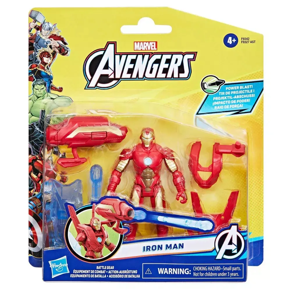 Hasbro Toys Marvel Avengers Iron Man 4 Inch Battle Gear Action Figure