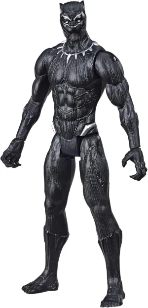 Hasbro Toys Marvel Avengers Titan Hero Series Black Panther 12 Action Figure - Poseable Superhero Figure for Kids 4 