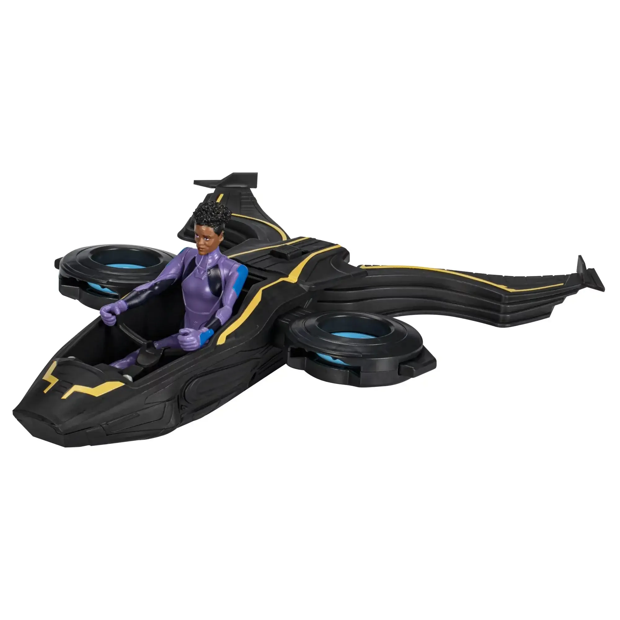 Hasbro Toys Marvel Black Panther Wakanda Forever Vibranium Blast Sunbird Vehicle and 6" Shuri Action Figure