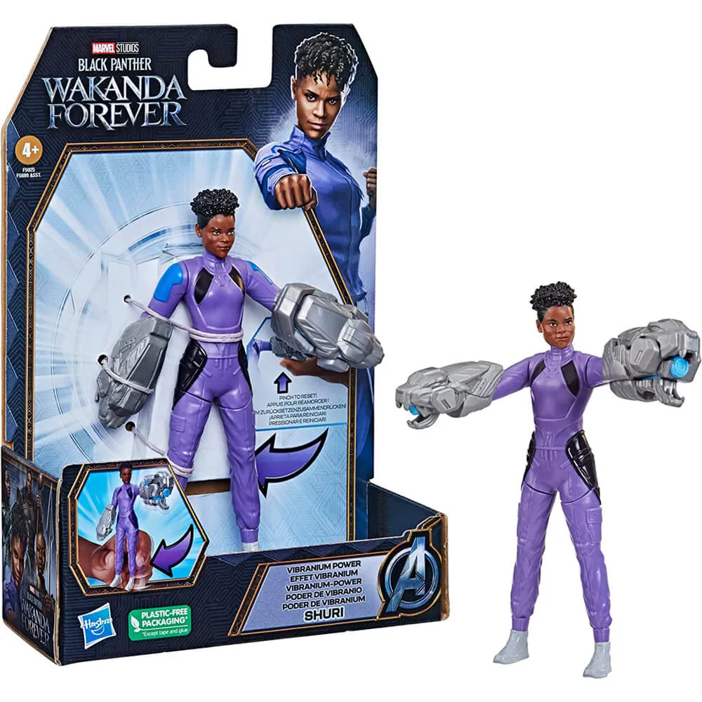 Hasbro Toys Marvel Black Panther Wakanda Forever Vibranium Power Shuri 6" Action Figure