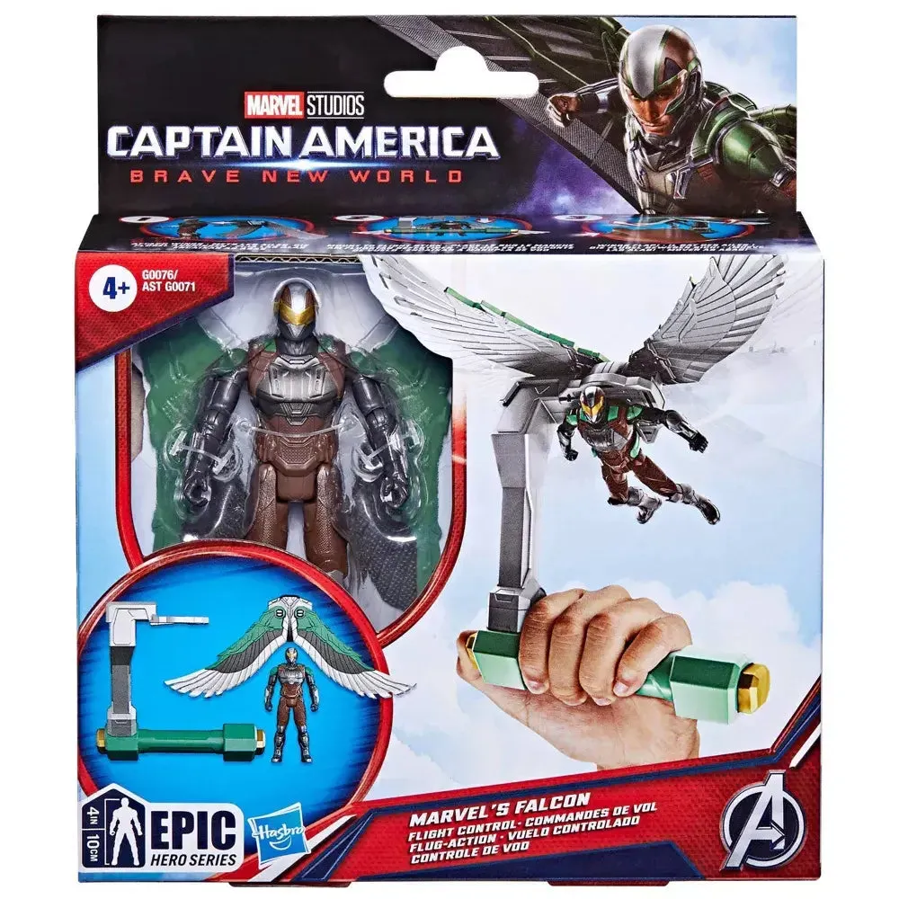 Hasbro Toys Marvel Epic Hero Series Captain America Brave New World Marvel's Falcon Flight Control Figure