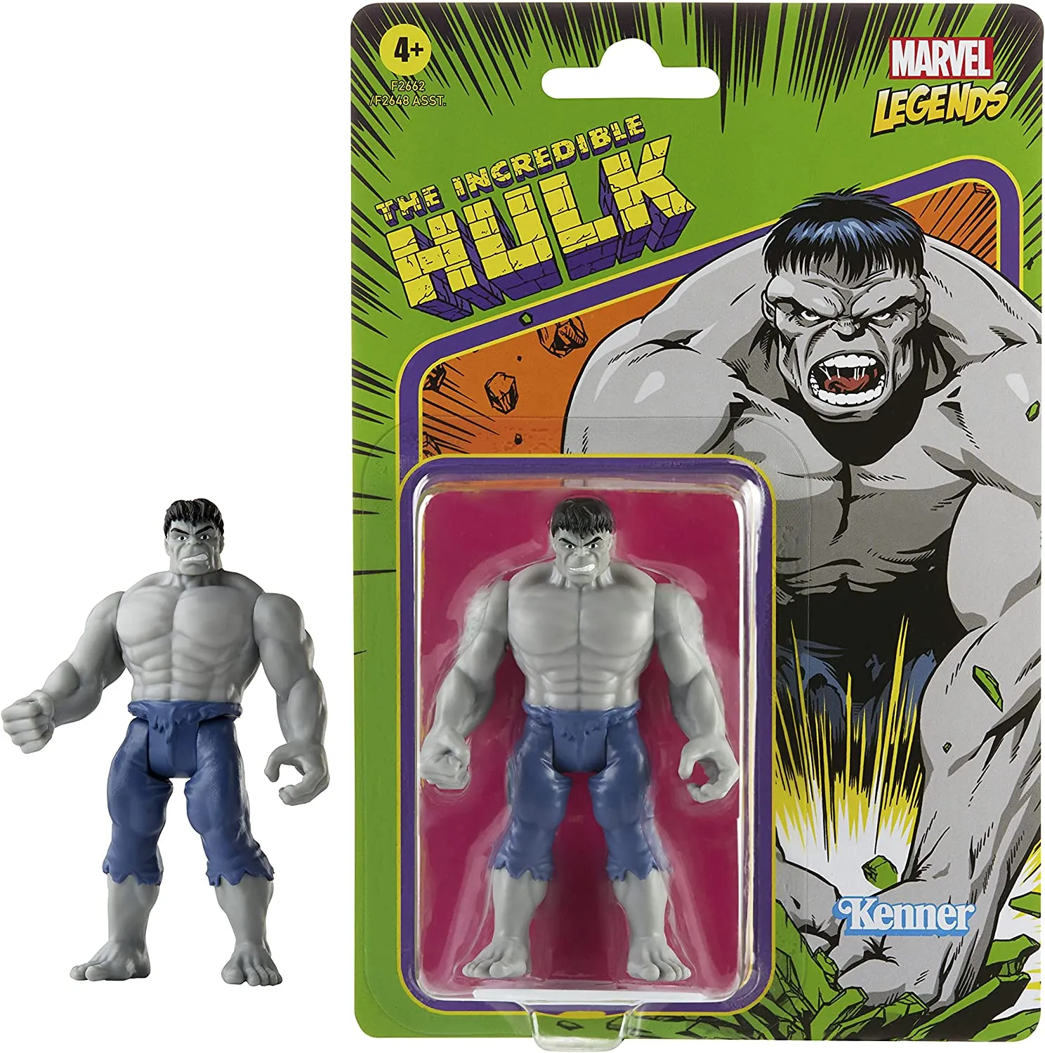 Hasbro Toys Marvel Hasbro Collectibles Legends Recollect Retro Incredible Hulk