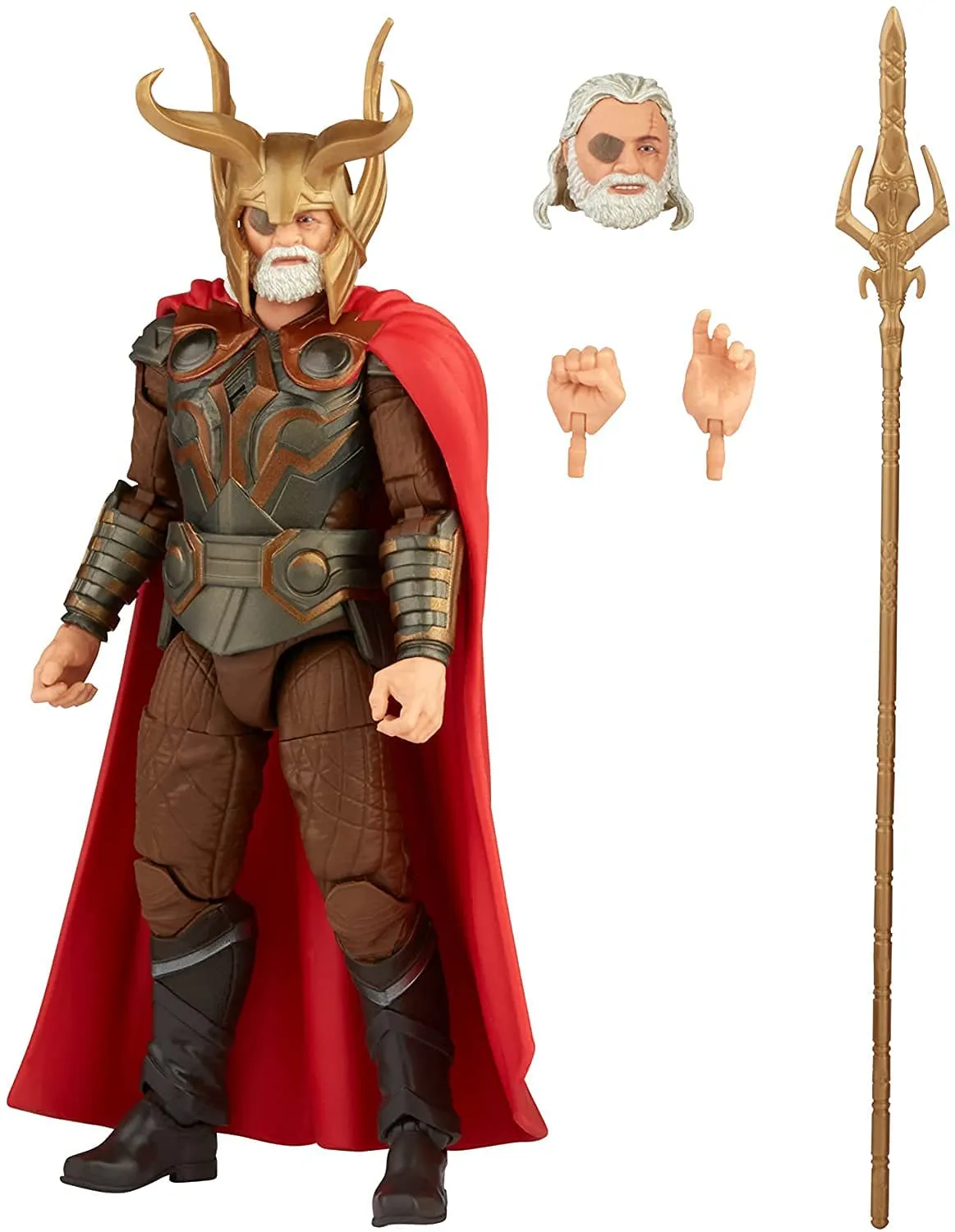 Hasbro Toys Marvel Hasbro Legends Series 15-cm Scale Action Figure Toy Odin, Infinity Saga character, Premium Design, Figure and 4 Accessories
