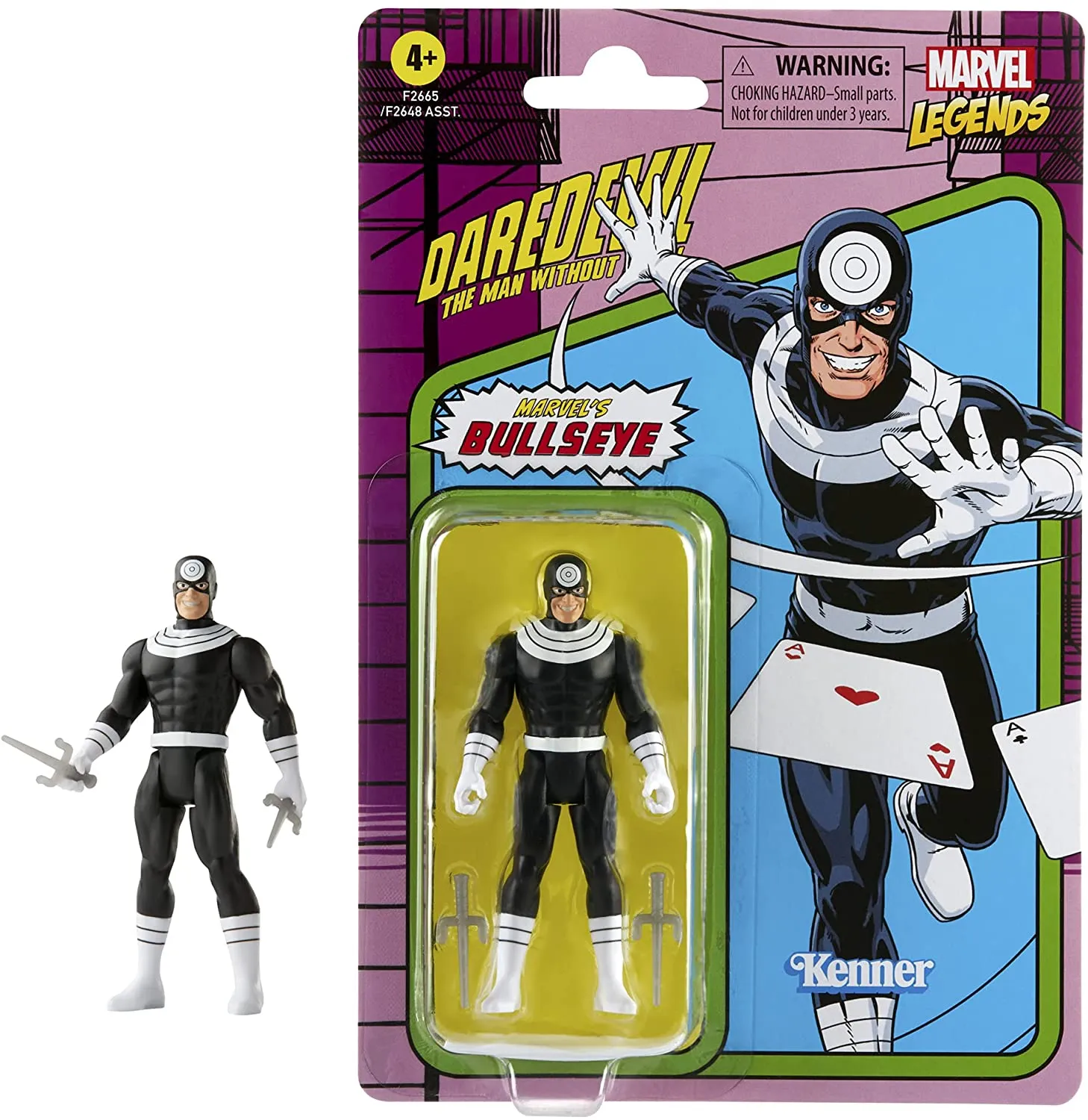 Hasbro Toys Marvel Hasbro Legends Series 3.75-inch Retro Collection Bullseye Action Figure Toy