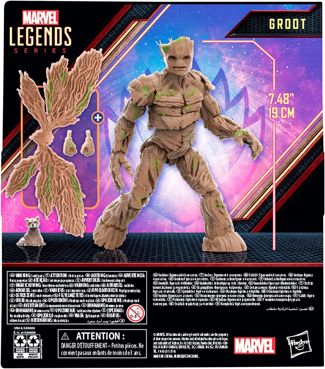 Hasbro Toys Marvel Legends Guardians of The Galaxy Volume 3 Groot