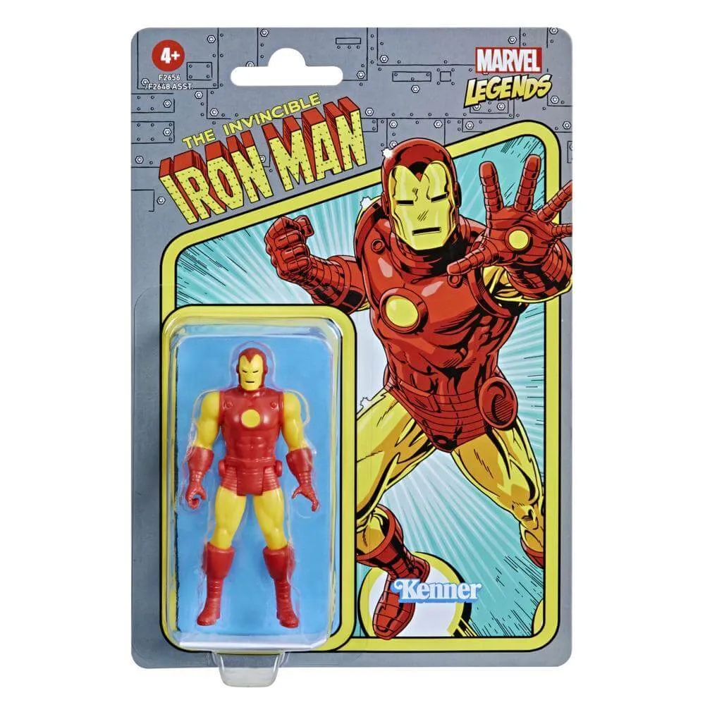 Hasbro Toys Marvel Legends Retro 375 Collection Iron Man Action Figure