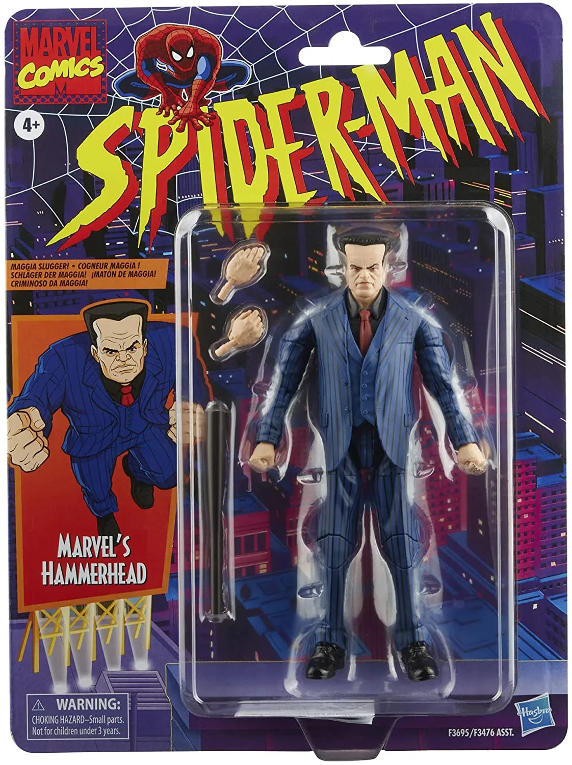 Hasbro Toys Marvel Legends Series Spider-Man 15 cm Marvels Hammerhead Action Figure Toy, In