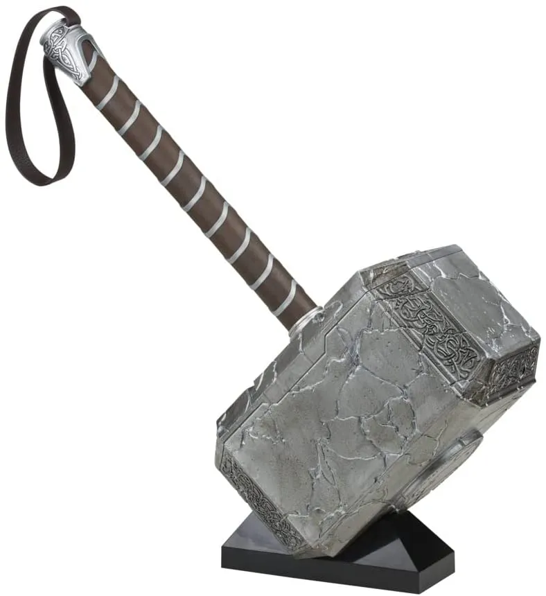 Hasbro Toys Marvel Legends Series Thor Mjolnir Premium Electronic Roleplay Hammer with light