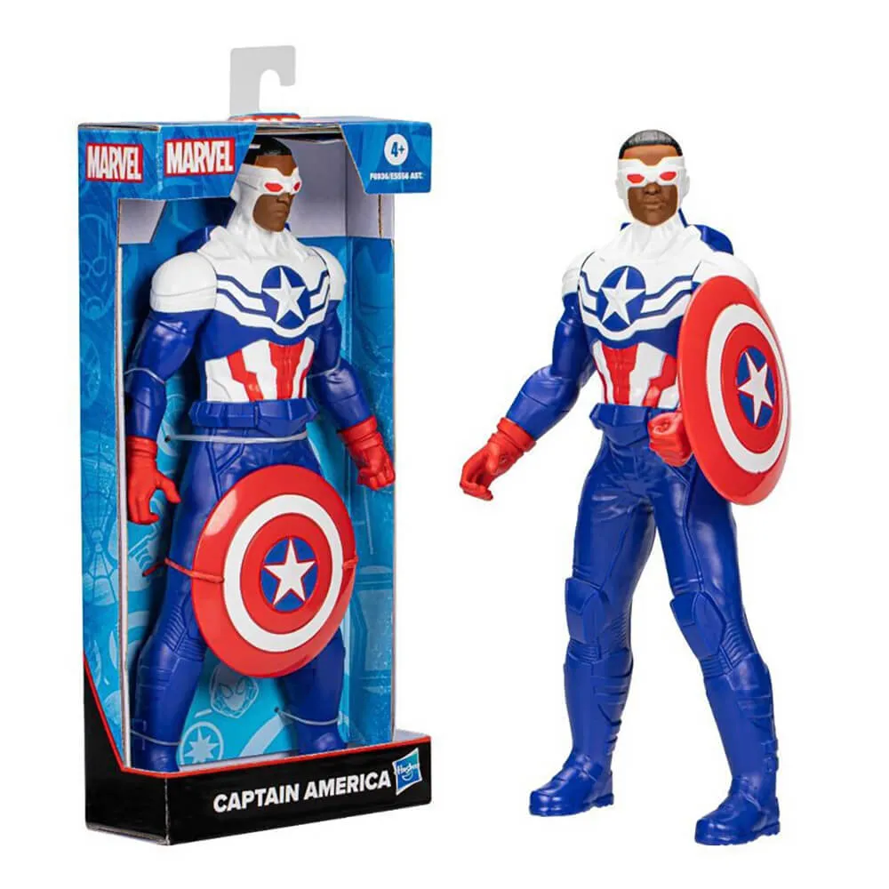 Hasbro Toys Marvel Mighty Heroes Sam Wilson Captain America 9.5 Inch Action Figure