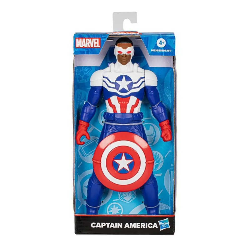 Hasbro Toys Marvel Mighty Heroes Sam Wilson Captain America 9.5 Inch Action Figure