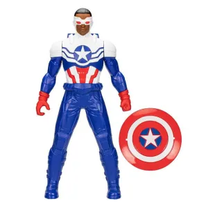 Hasbro Toys Marvel Mighty Heroes Sam Wilson Captain America 9.5 Inch Action Figure