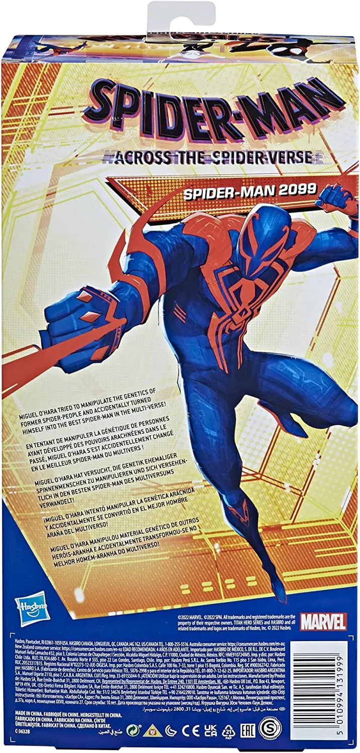 Hasbro Toys Marvel Spider-Man: Across the Spider-Verse Titan Hero Series Spider-Man 2099