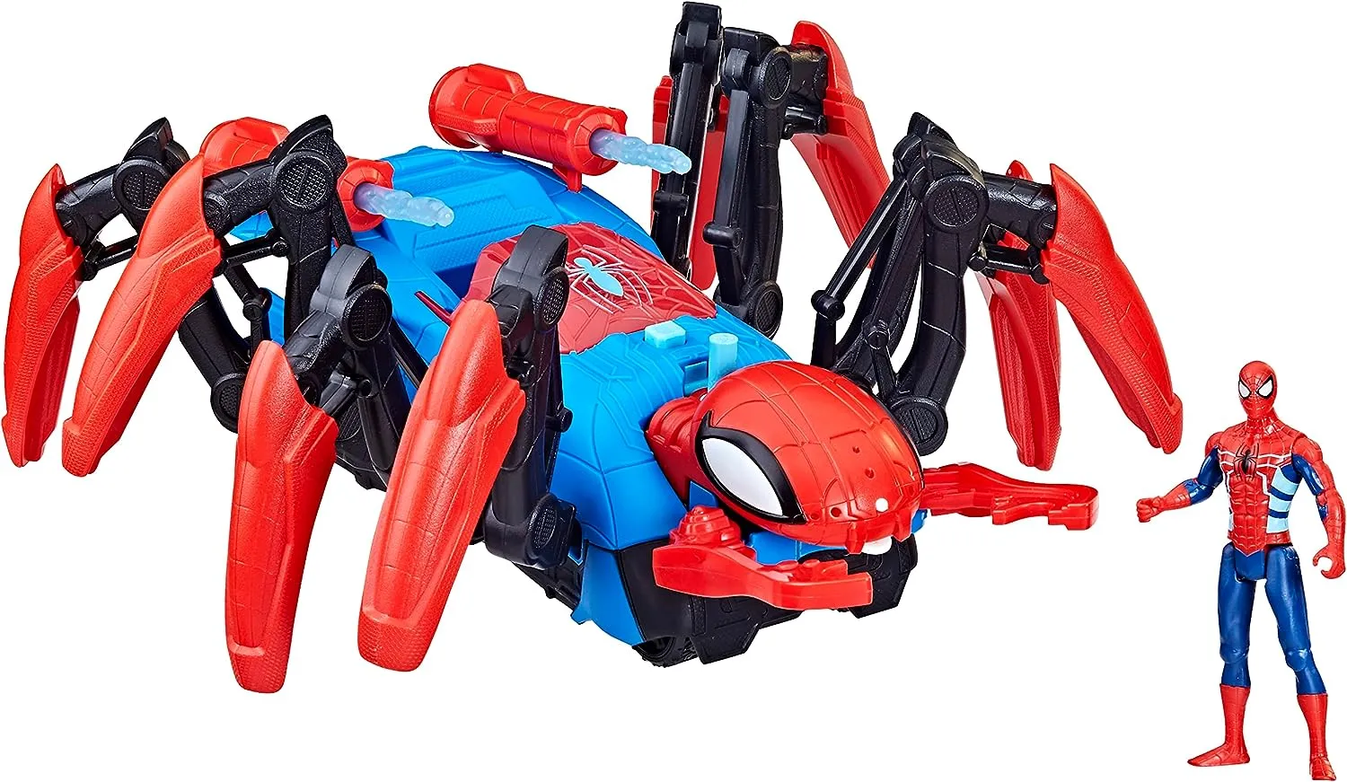 Hasbro Toys Marvel Spider-Man Crawl 'N Blast Spider with Spider-Man Action Figure