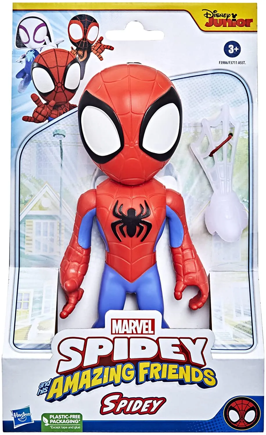 Hasbro Toys Marvel Spidey and His Amazing Friends Supersized Spidey Action Figure, Preschool