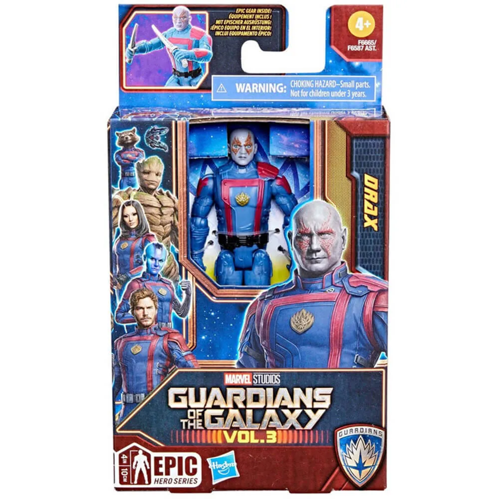 Hasbro Toys Marvel Studios' Guardians of the Galaxy Vol. 3 Drax Epic Hero Series Action Figure