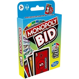 Hasbro Toys Monopoly Bid Card Game