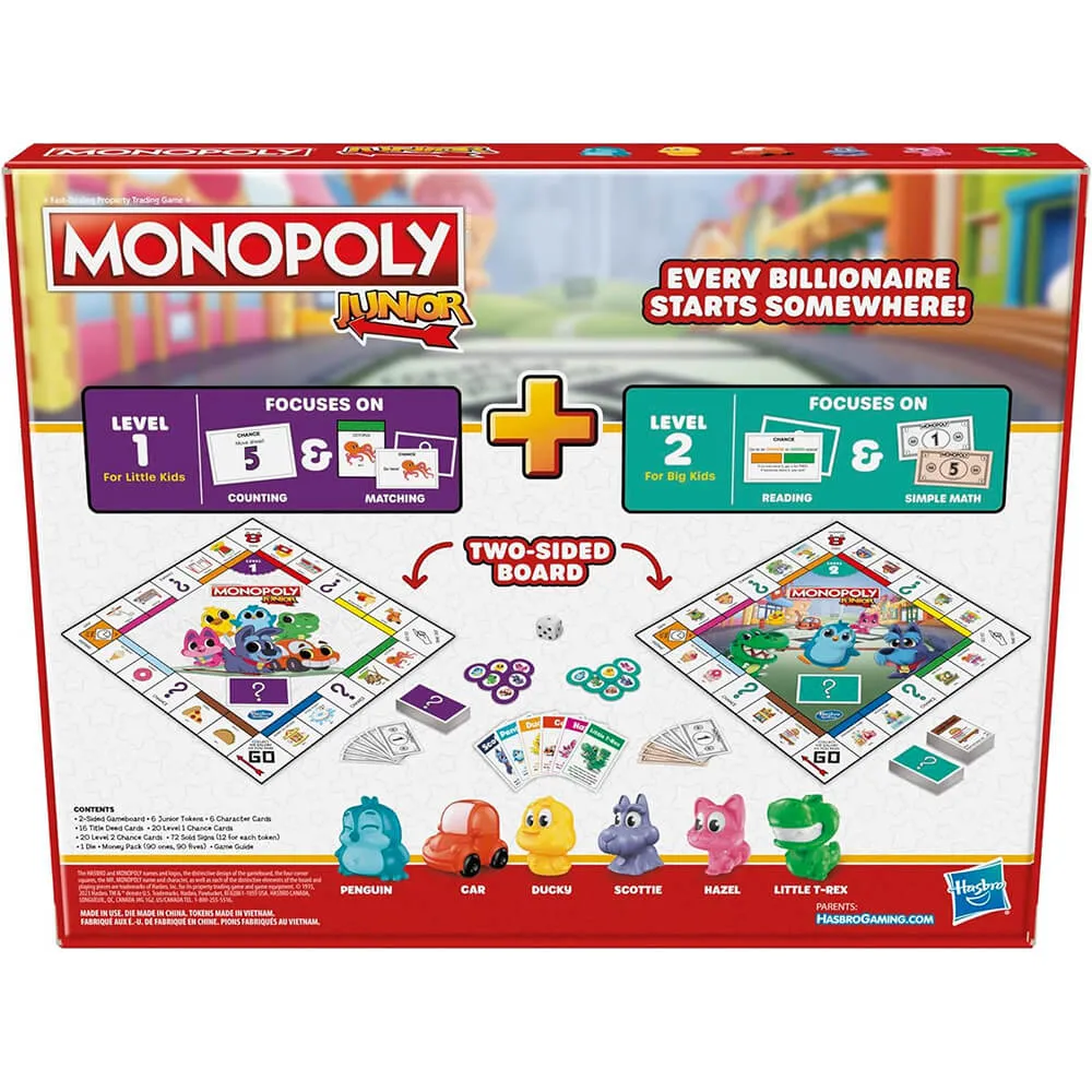 Hasbro Toys Monopoly Junior Board Game