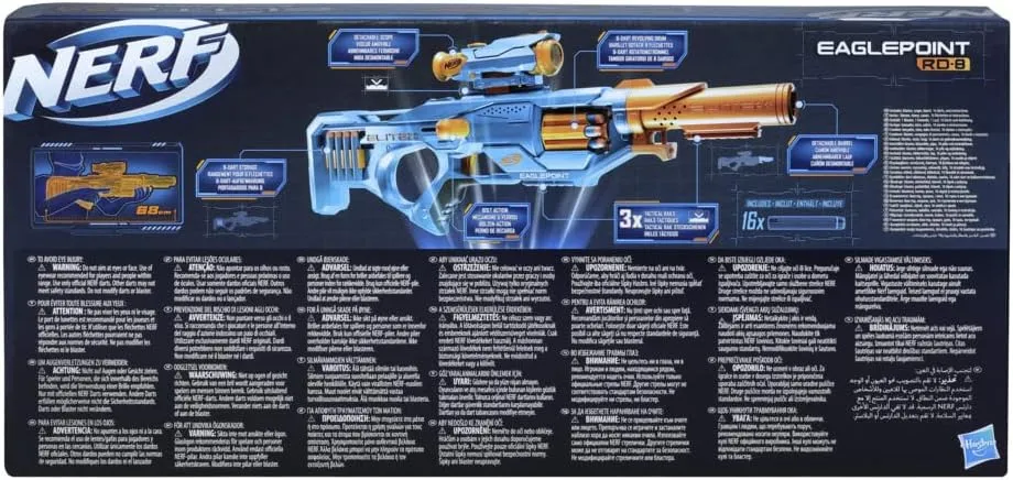 Hasbro Toys NERF Elite 2.0 Eaglepoint RD-8 Blaster