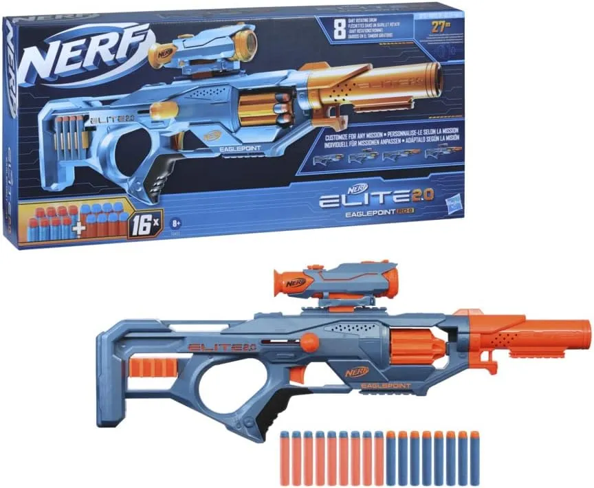 Hasbro Toys NERF Elite 2.0 Eaglepoint RD-8 Blaster