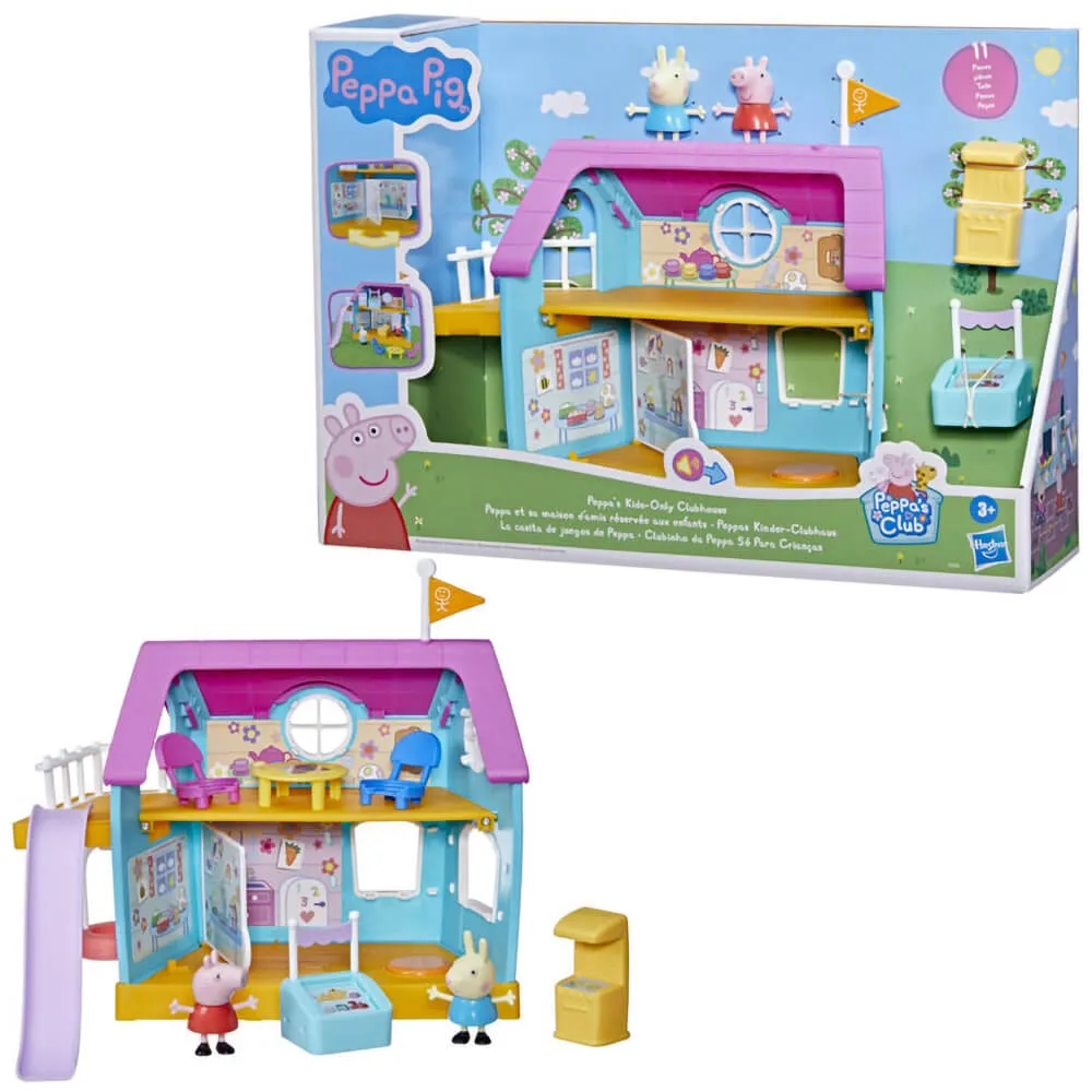 Hasbro Toys Peppas Club Peppas Kids-Only Clubhouse Playset