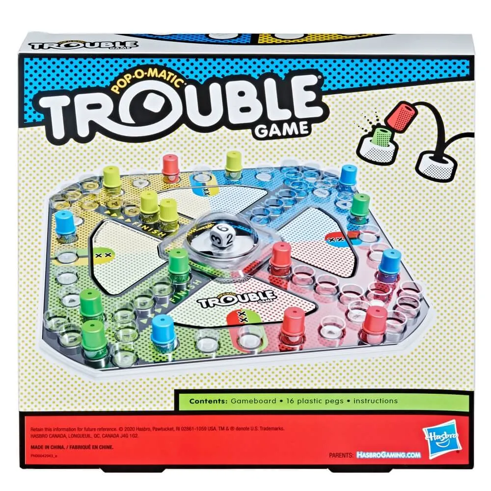Hasbro Toys Pop-O-Matic Trouble Game