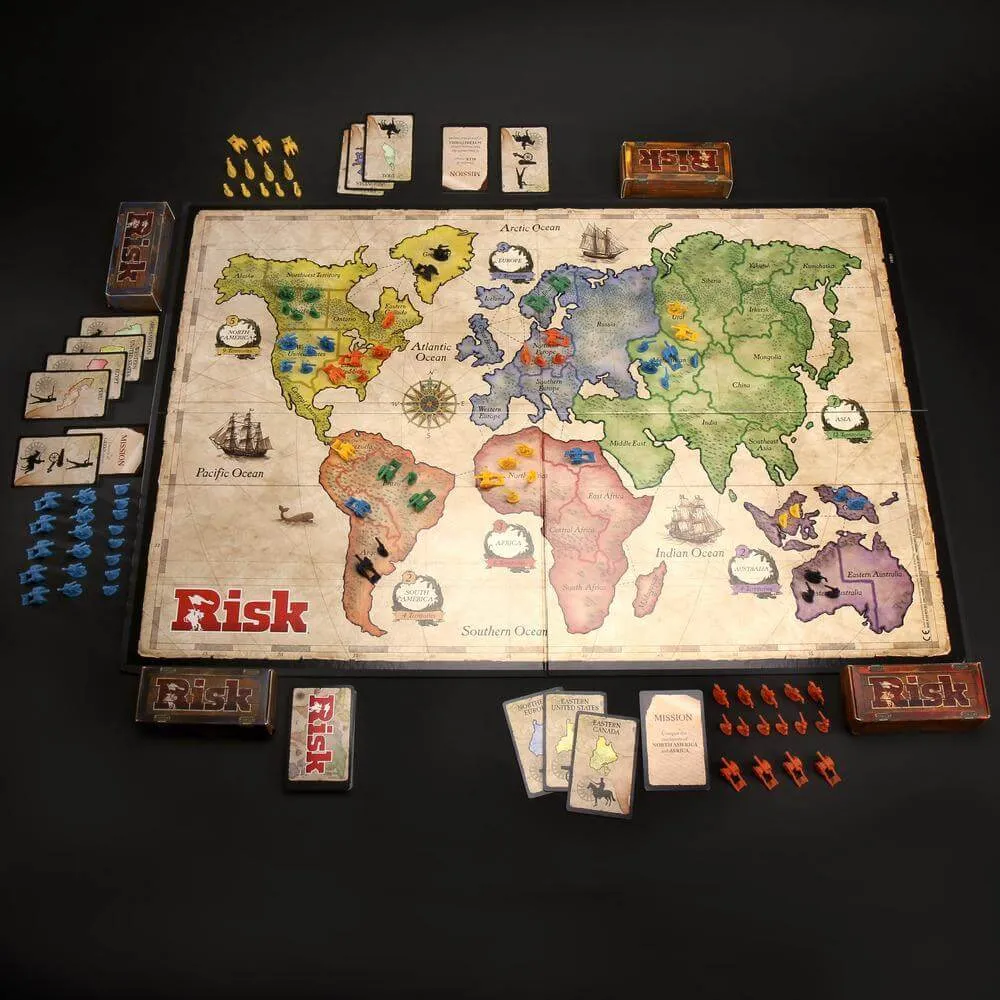 Hasbro Toys Risk The Game of Strategic Conquest