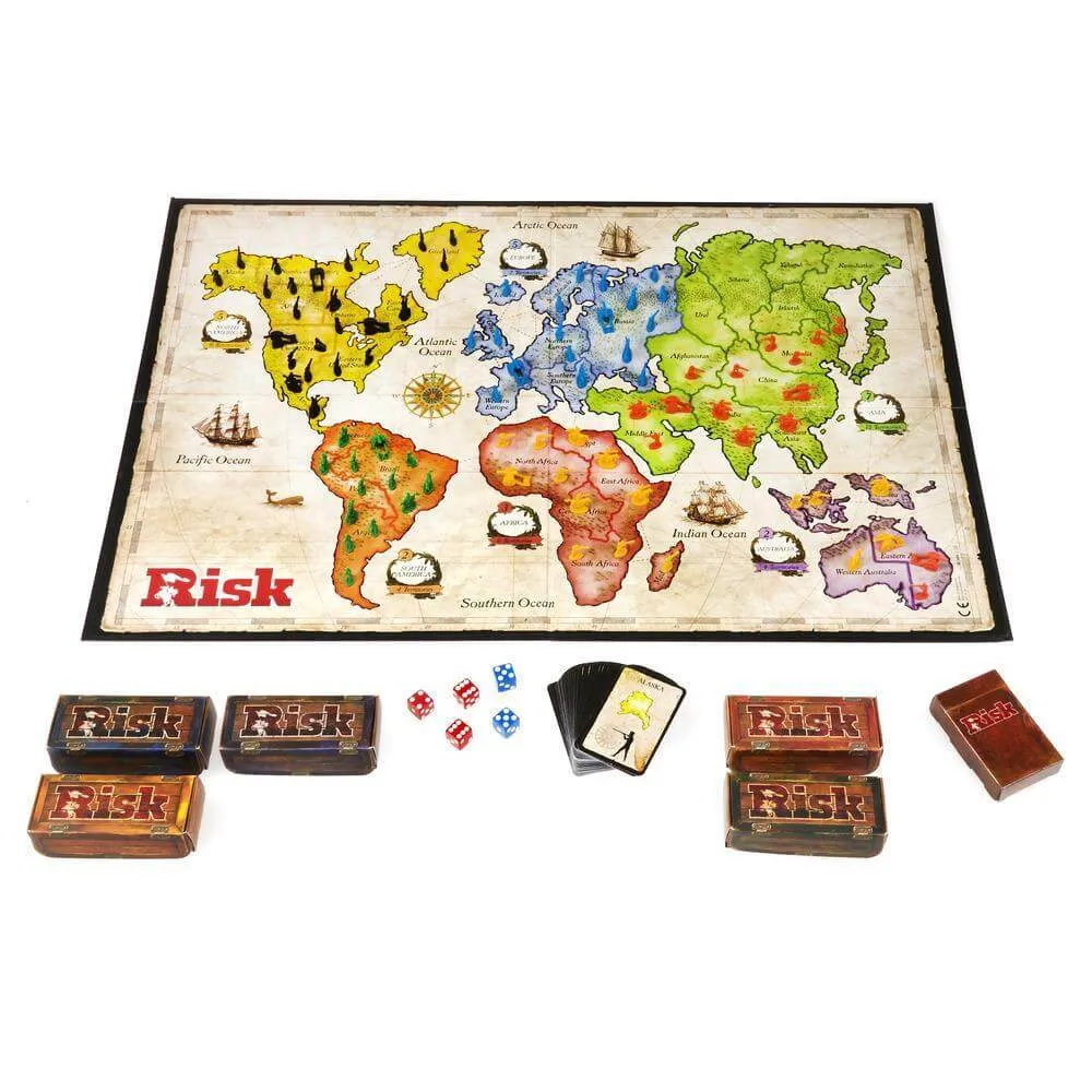 Hasbro Toys Risk The Game of Strategic Conquest
