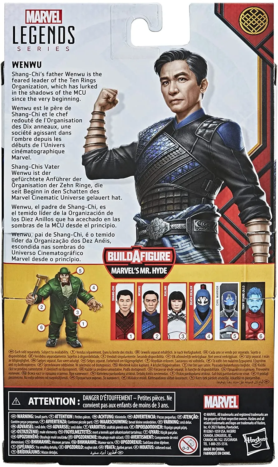 Hasbro Toys Shang Chi Hasbro Marvel Legends Series Shang-Chi and the Legend of the Ten Rings 15-cm Collectible Wenwu Action Figure Toy for Ages 4 and Up