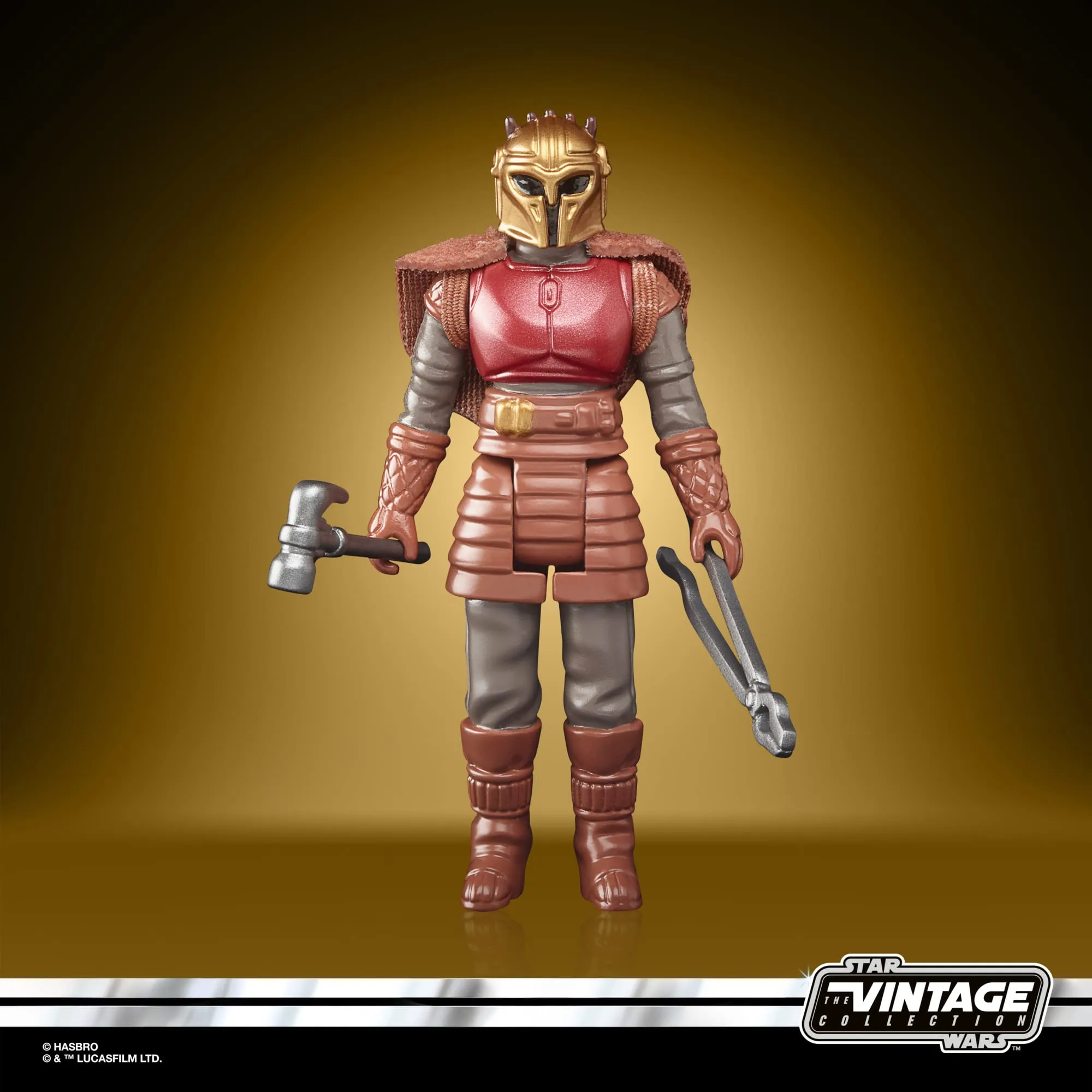 Hasbro Toys Star Wars Hasbro Retro Collection The Mandalorian - The Armorer 9.5-cm-Scale Action Figure (F4458)