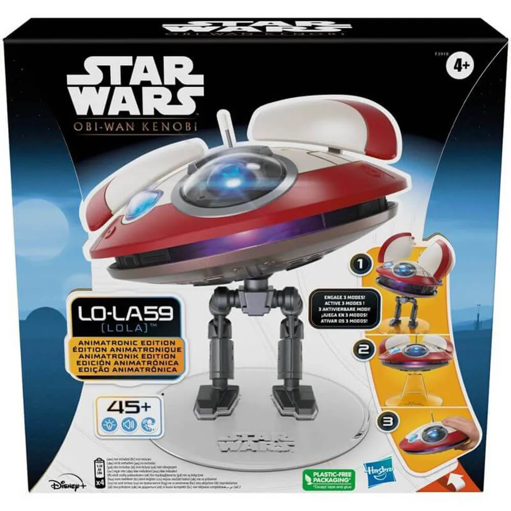 Hasbro Toys Star Wars L0-LA59 (Lola) Animatronic Edition Figure
