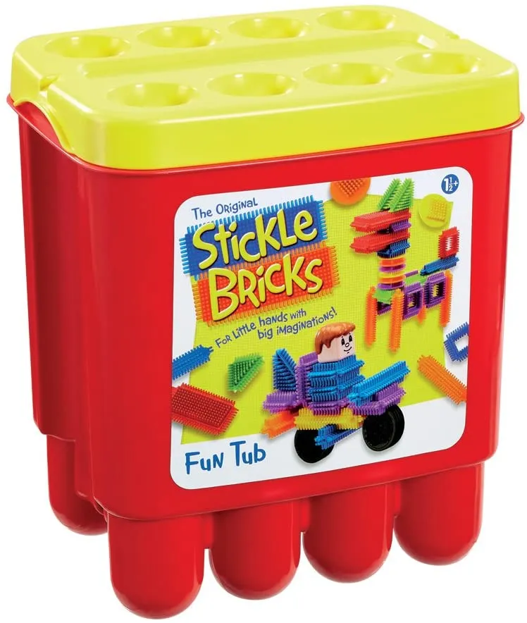 Hasbro Toys Stickle Bricks TCK07000 Hasbro Stick Fun Tub, Multi-Color