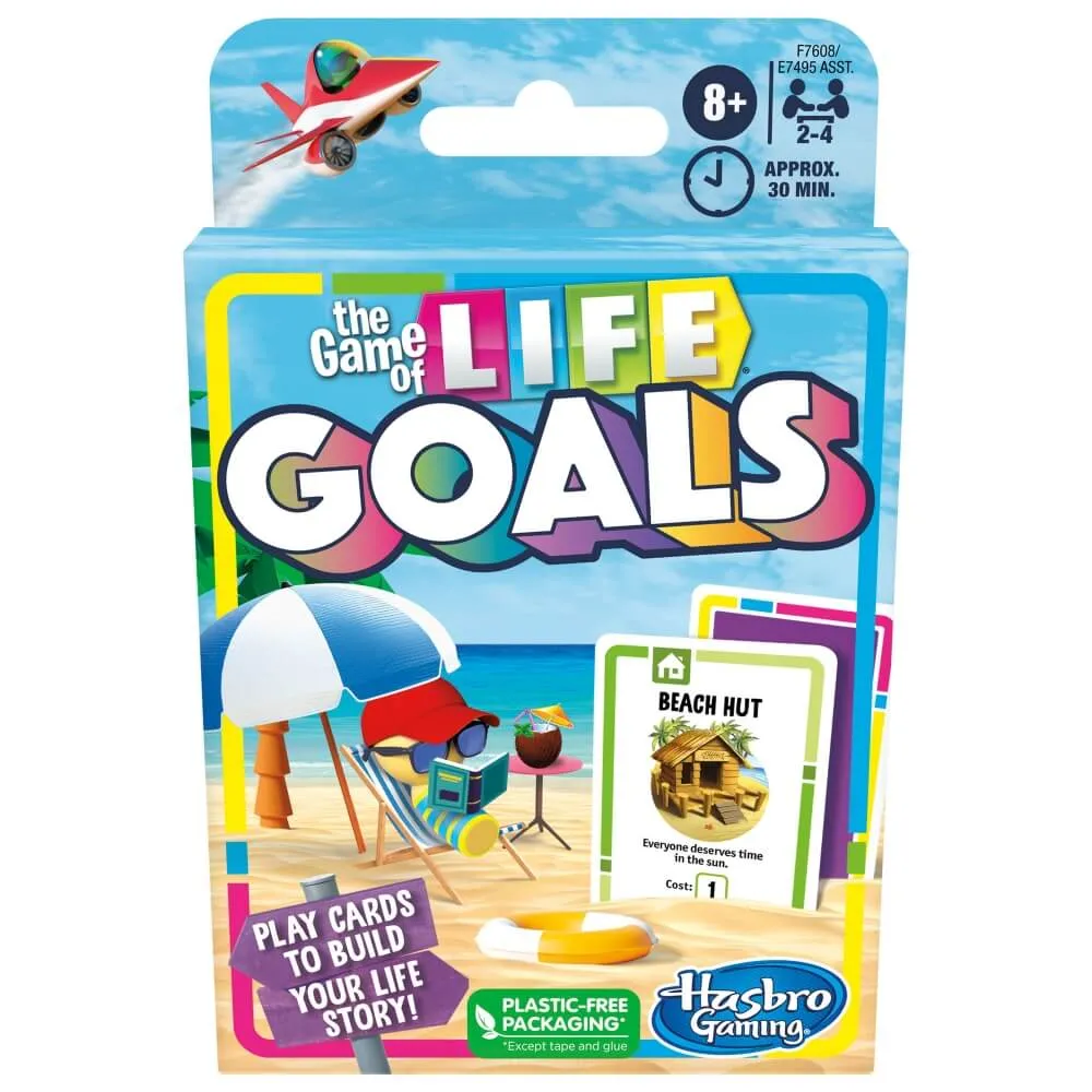 Hasbro Toys The Game of Life Goals Card Game