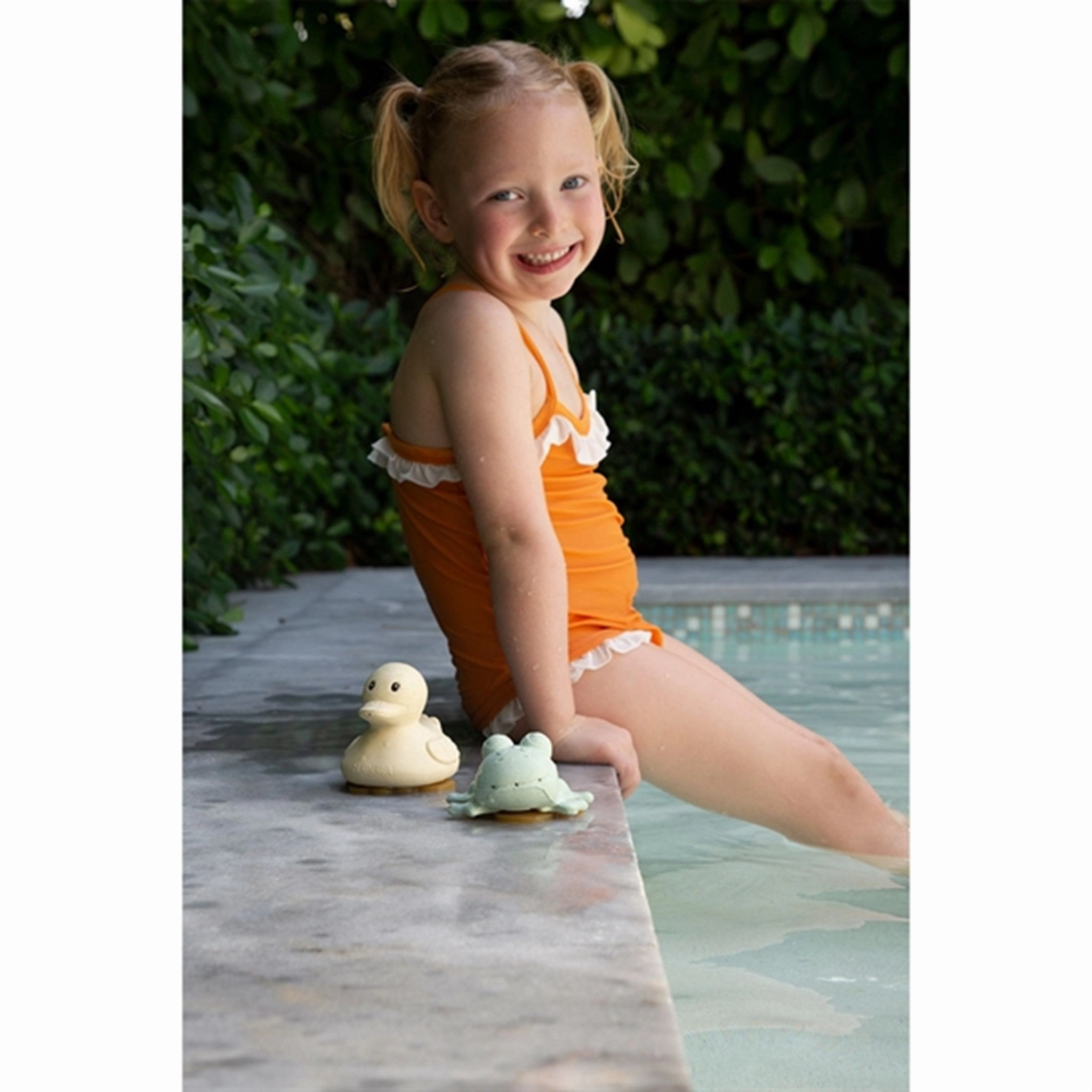 Hevea Squeeze & Splash Rubberduck og Frog Set