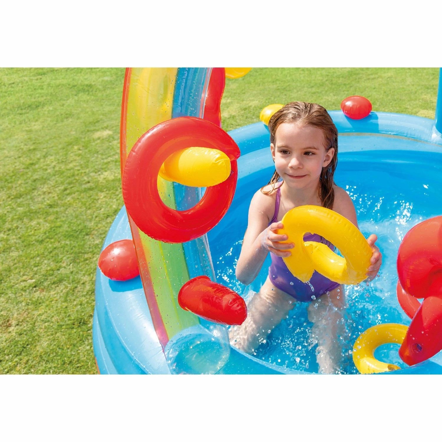 INTEX 175 L   206 L Rainbow Ring Play Center