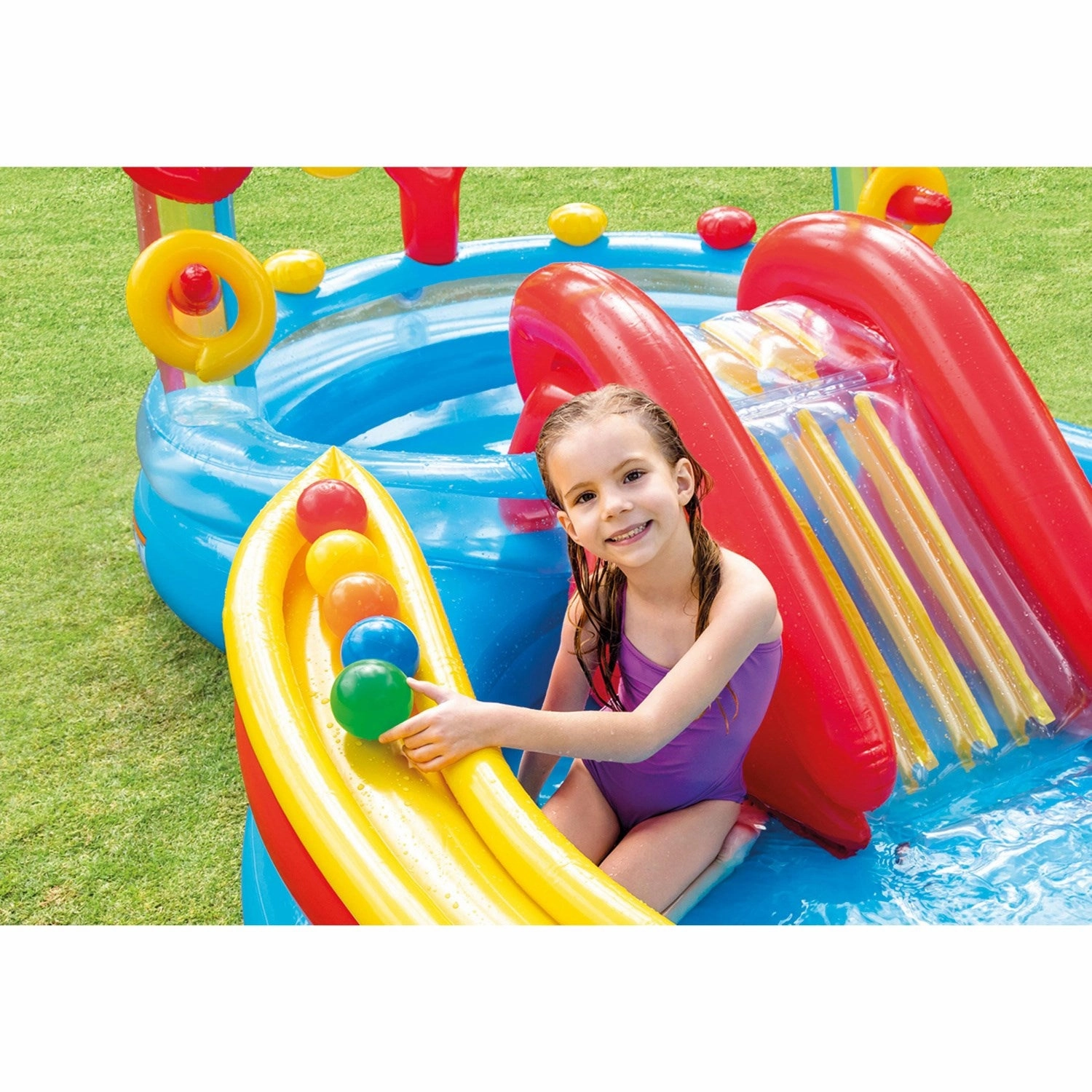 INTEX 175 L   206 L Rainbow Ring Play Center
