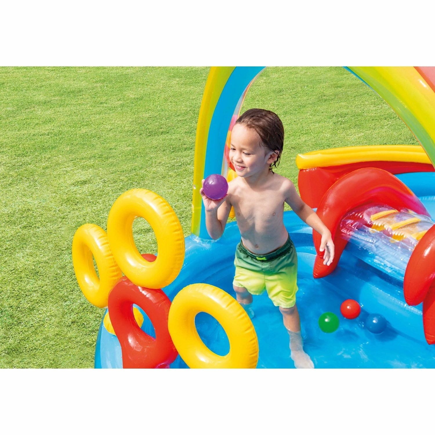 INTEX 175 L   206 L Rainbow Ring Play Center