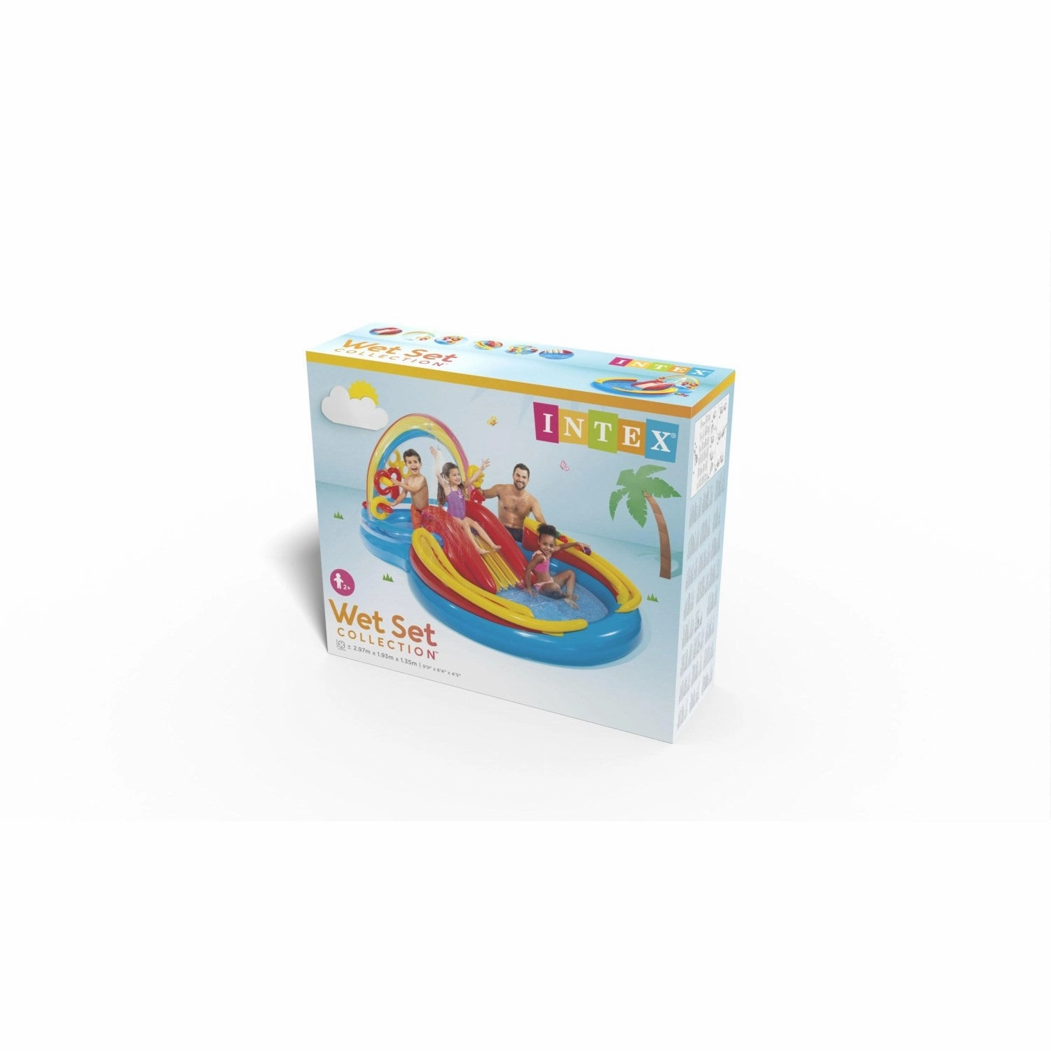 INTEX 175 L   206 L Rainbow Ring Play Center