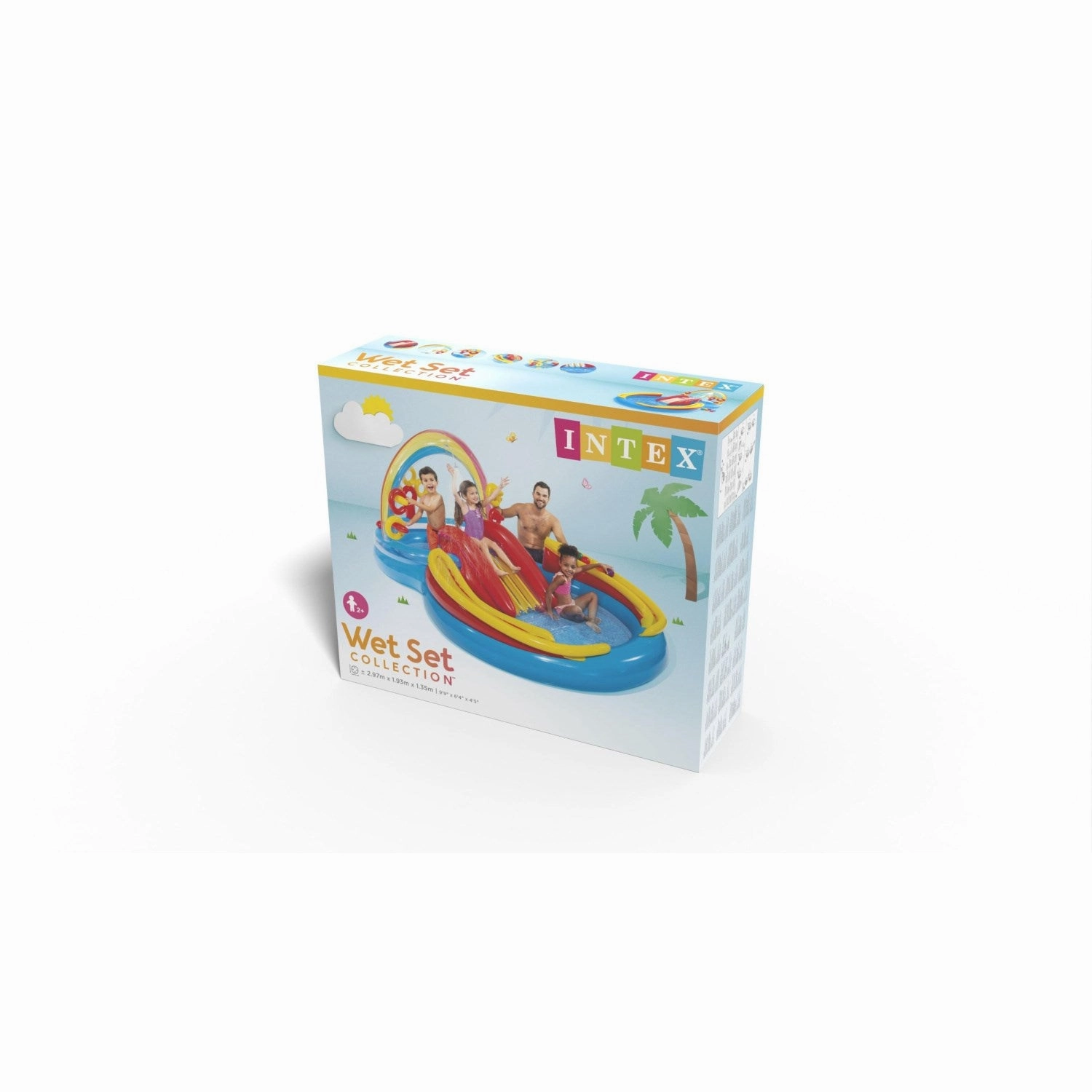 INTEX 175 L   206 L Rainbow Ring Play Center