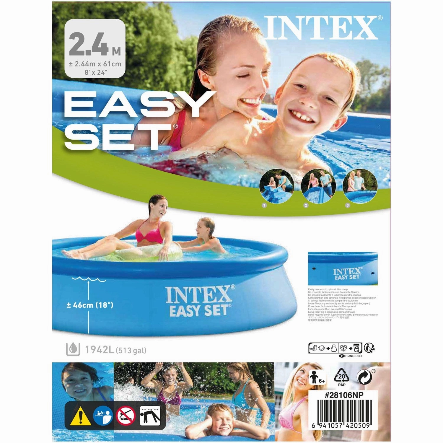 INTEX 1.942 L Easy Set Pool