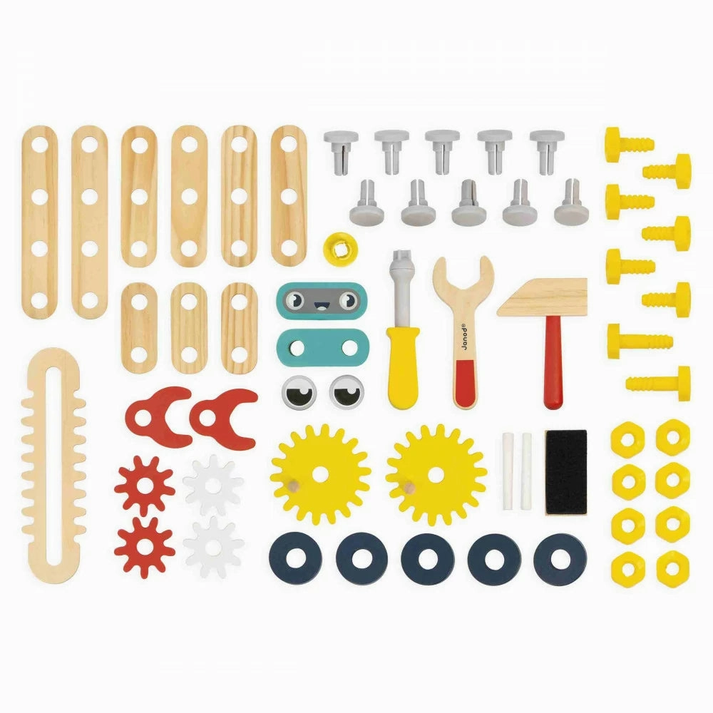 Janod Brico'Kids - Big Robot DIY Workbench