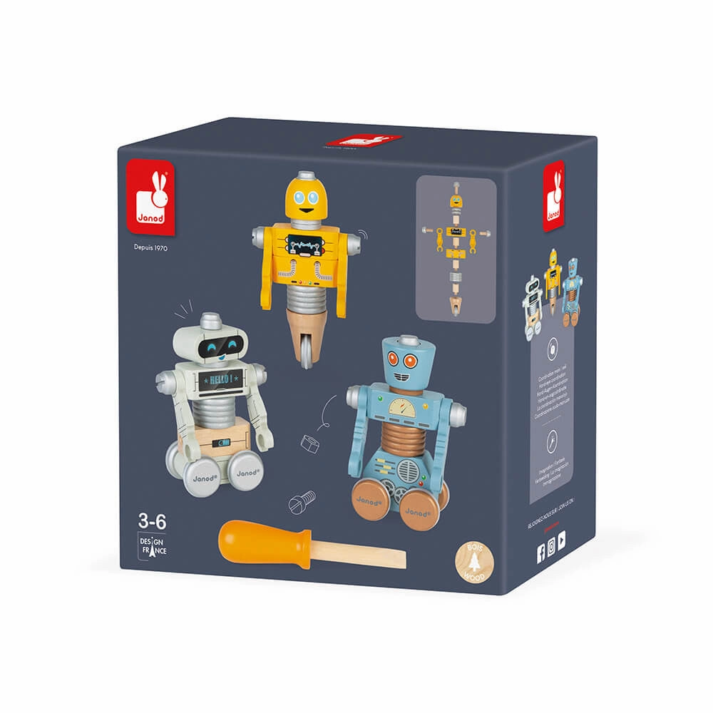 Janod Bricokids DIY Robots