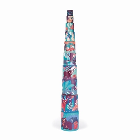 Janod Forest Animal Round Stacking Pyramid