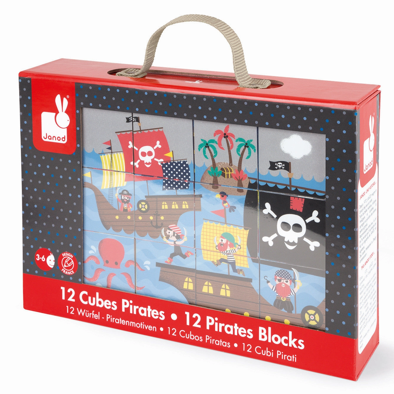 Janod Kubkid Pirates Blocks
